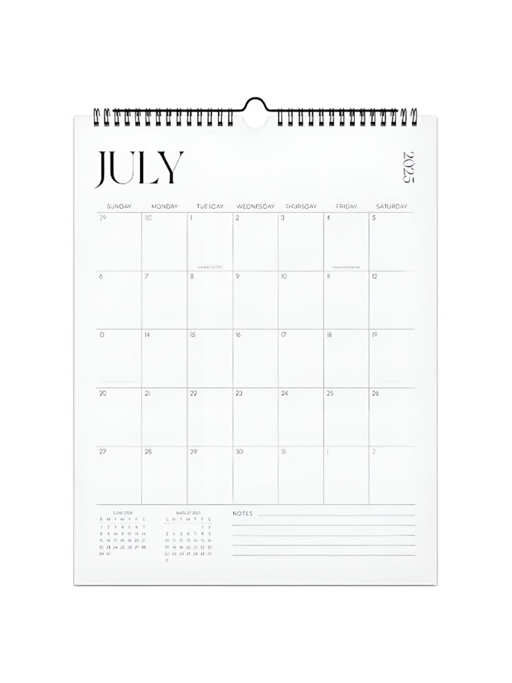2026-2027 Wall Calendar, 18 Month Hanging Calendar from July 2026 to December -G
